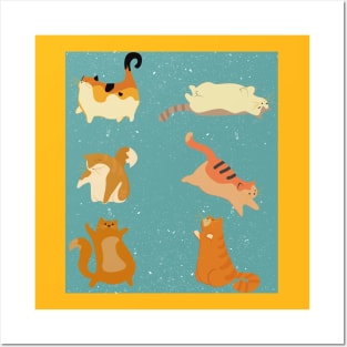 Cats' behavior Posters and Art